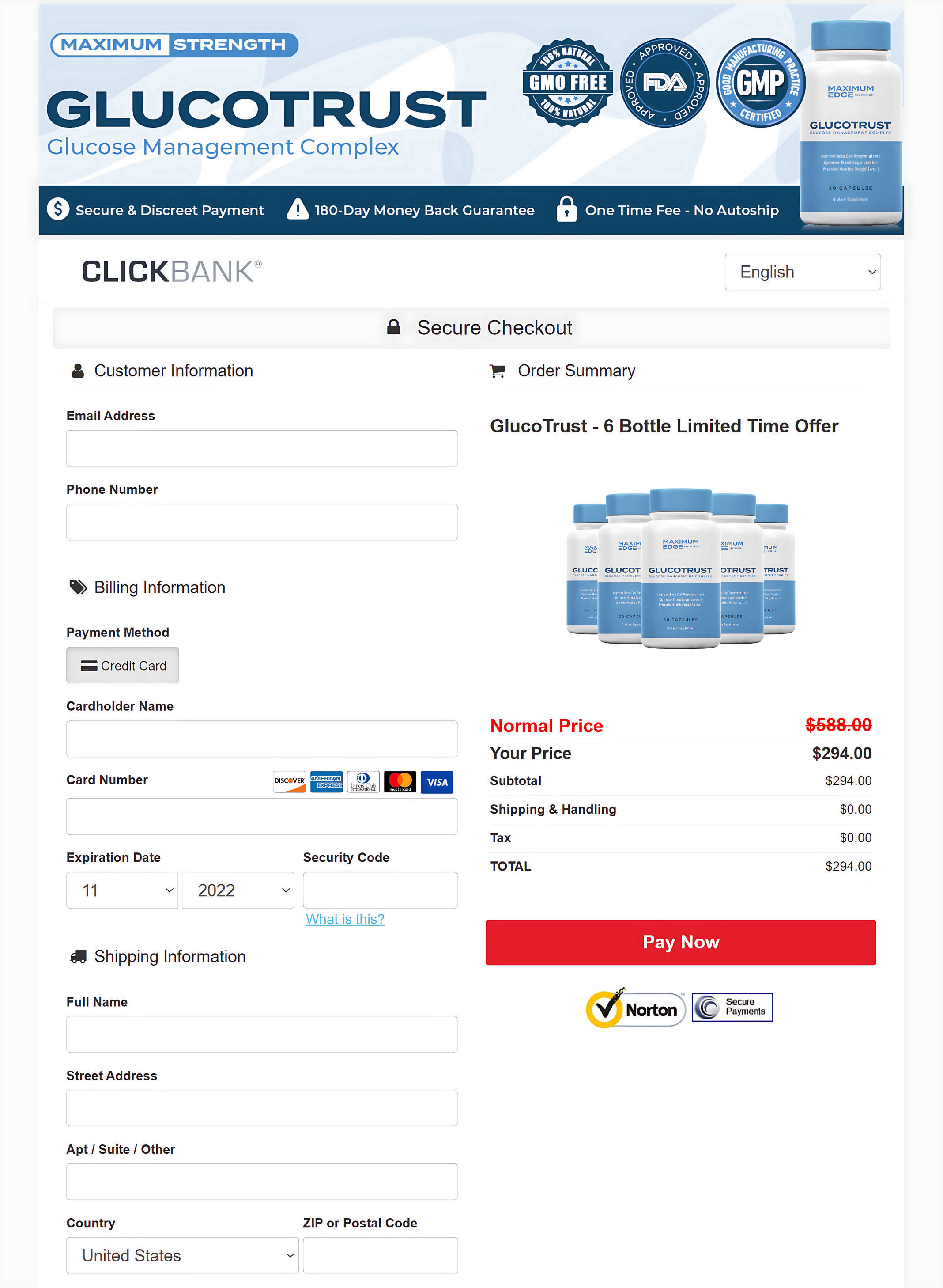 Glucotrust Order